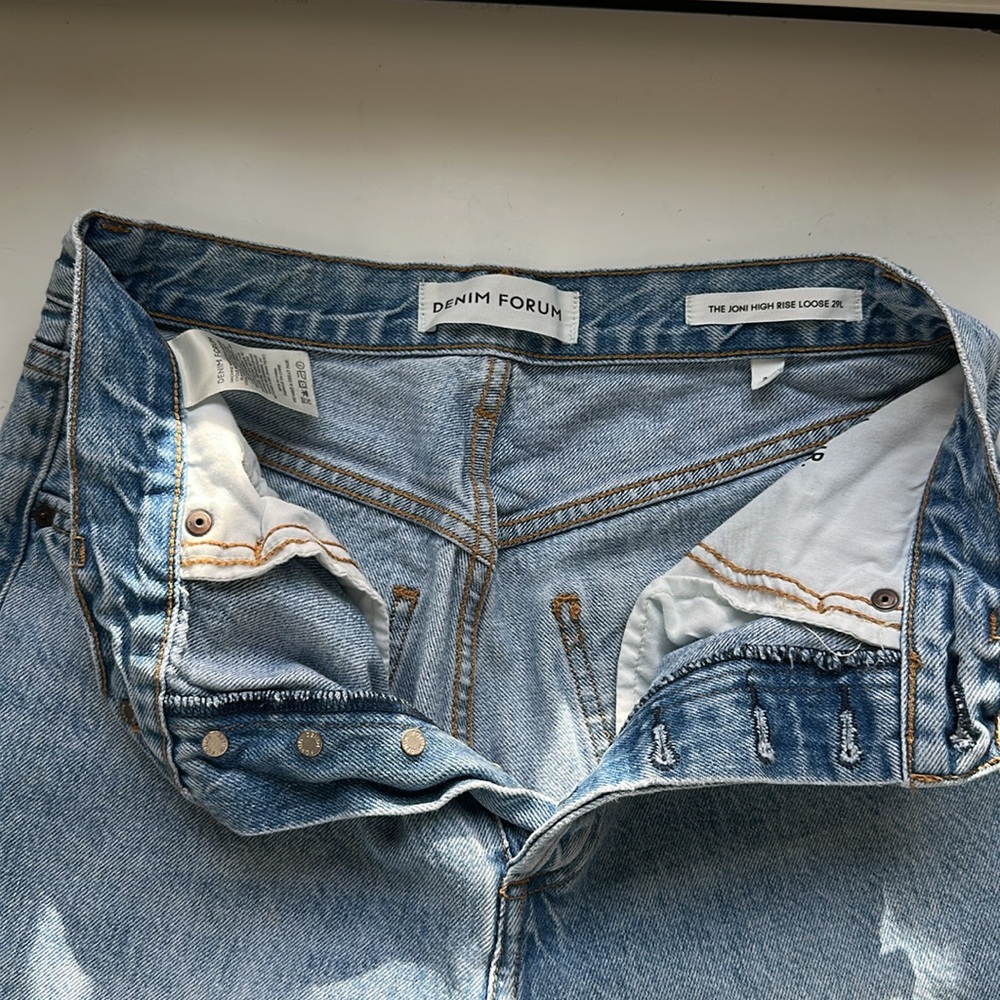 Denim Forum The Joni High Rise Loose - Picture 3 of 5